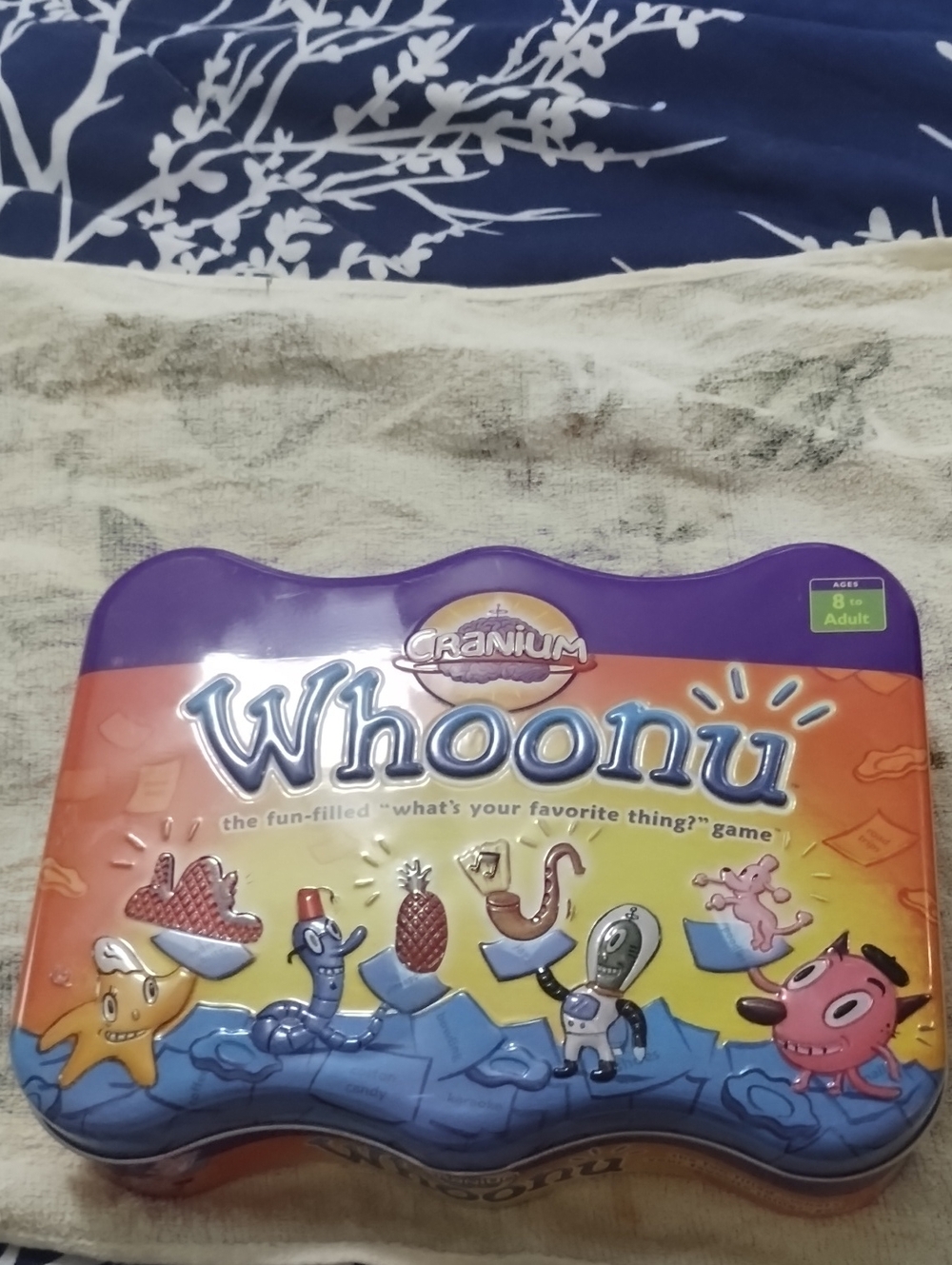 Cranium Whoonu Family Party Game - Purple Tin